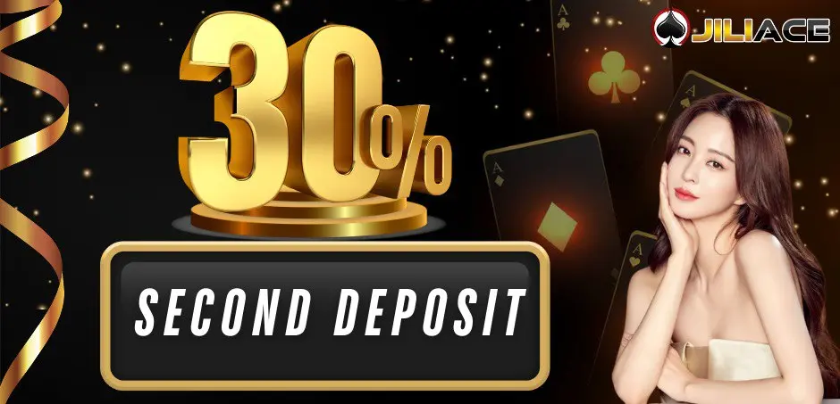 Get 30% on second deposit